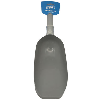 Large Dog Food Scoop Grey