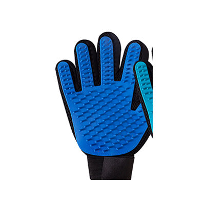 De-Shedding Glove For Dogs in dark blue