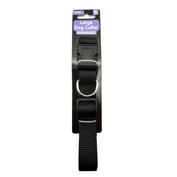 Black Large Dog Collar 50-60cm