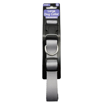Grey Large Dog Collar 40-60cm