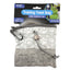Grey Paw Print Dog Training Treat Bag displayed with packaging