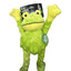 Frog Plush Dog Toy on white background