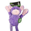 Pig Plush Dog Toy on white background