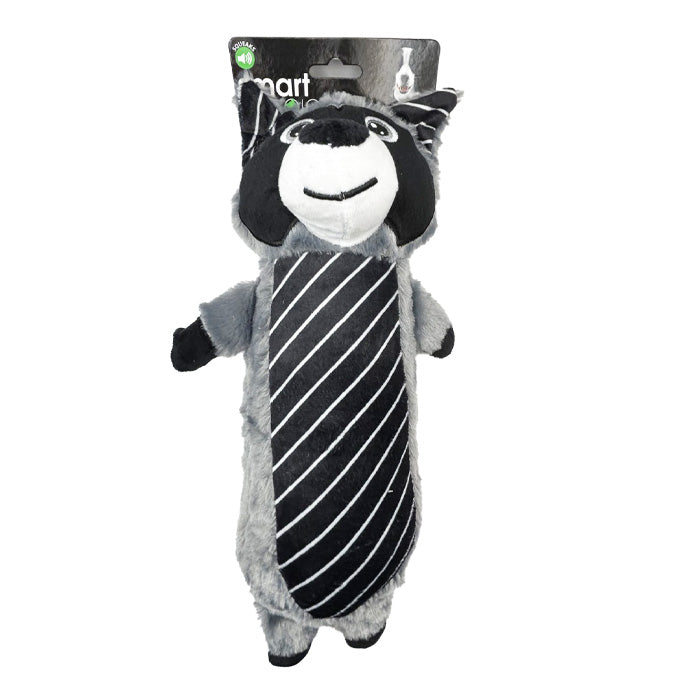 Racoon  plush dog toy