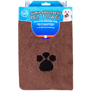 Quick Drying Super Absorbent Pet Towel Brown