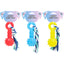 3 Rubber Spiky Ball & Rope Tug Toys in 3 colours