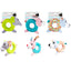 All 3 designs of plush dog & puppy toy 